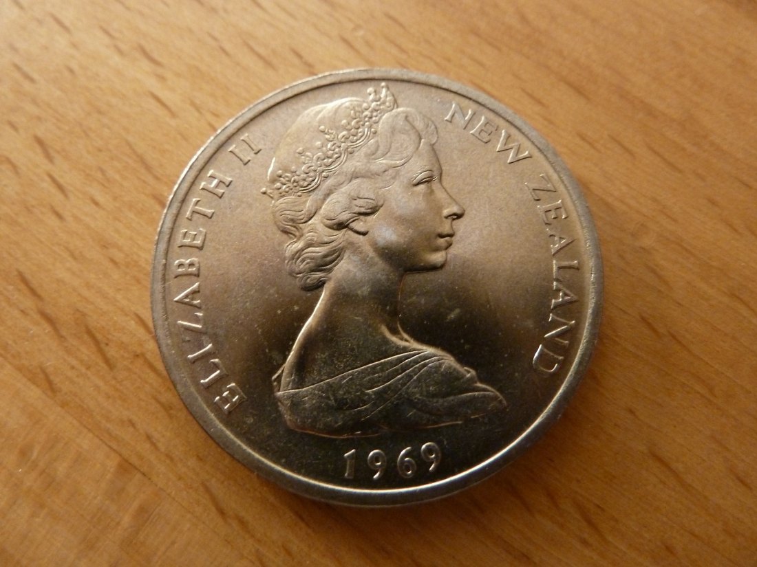 Neuseeland 50 Cents 1969 **200 J. der Entdeckung von Neuseeland** K-N Bfr.   