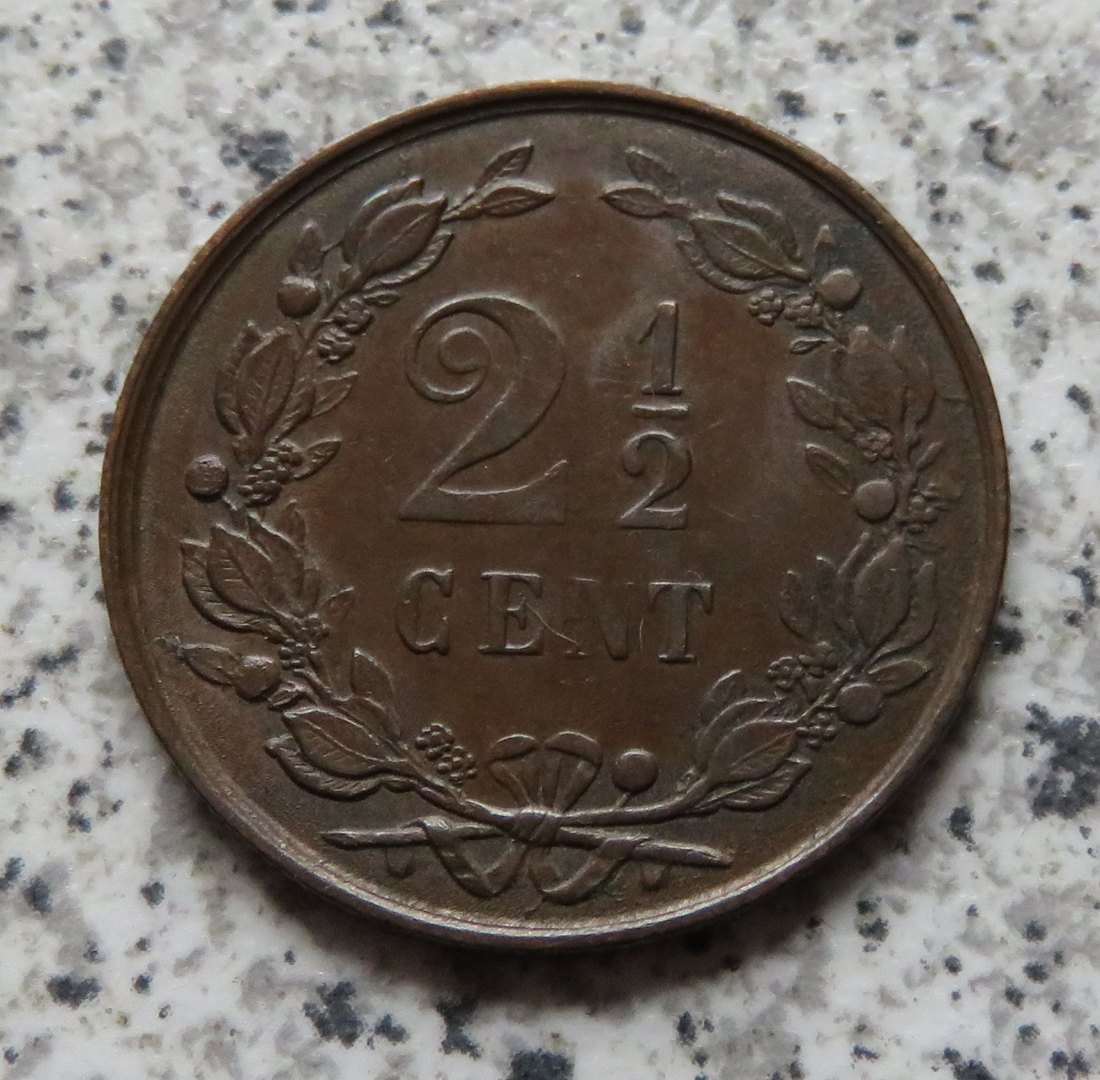  Niederlande 2,5 Cent 1884 / 2 1/2 Cent 1884   