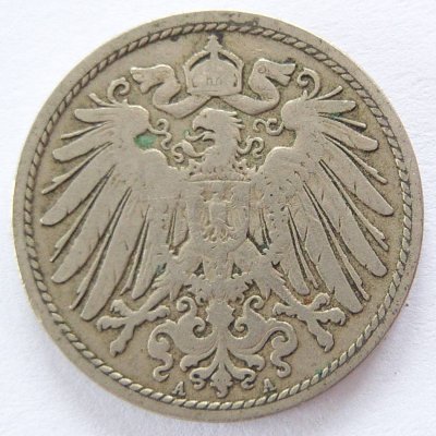  Deutsches Reich 10 Pfennig 1897 A K-N s-ss   
