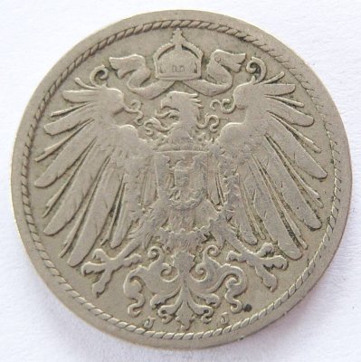  Deutsches Reich 10 Pfennig 1898 J K-N s+   