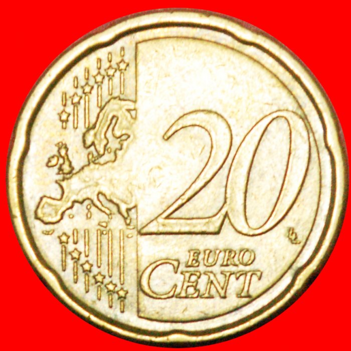  * SPANISH ROSE: GREECE ★ 20 EURO CENTS 2008 NORDIC GOLD! ★LOW START ★ NO RESERVE!   