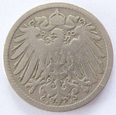  Deutsches Reich 10 Pfennig 1893 J K-N s   