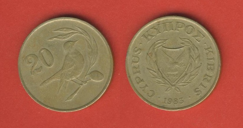  Zypern 20 Sent 1983   