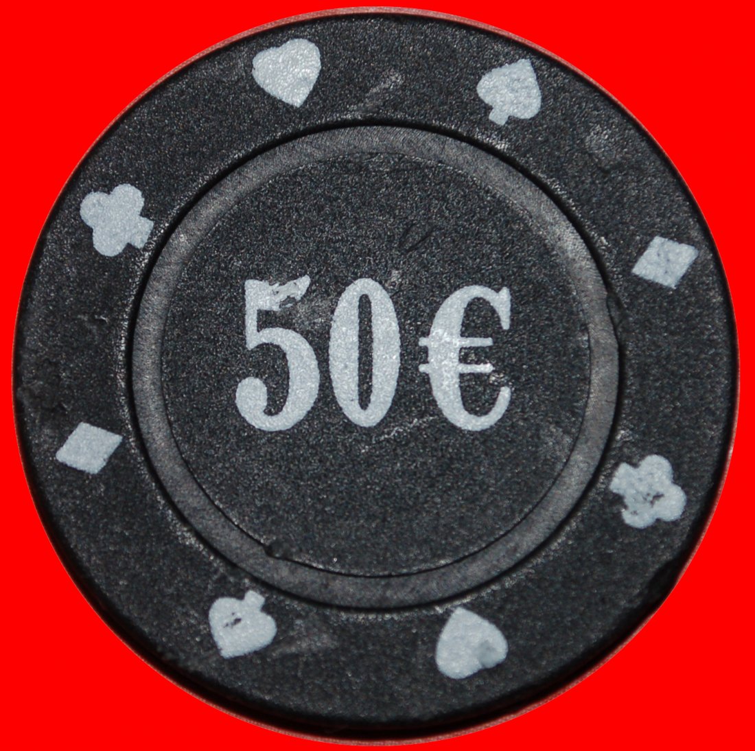 * GROSSE WERTUNG: UNBEKANNTES CASINO ★ 50 EURO POKER CHIP!★OHNE VORBEHALT!   