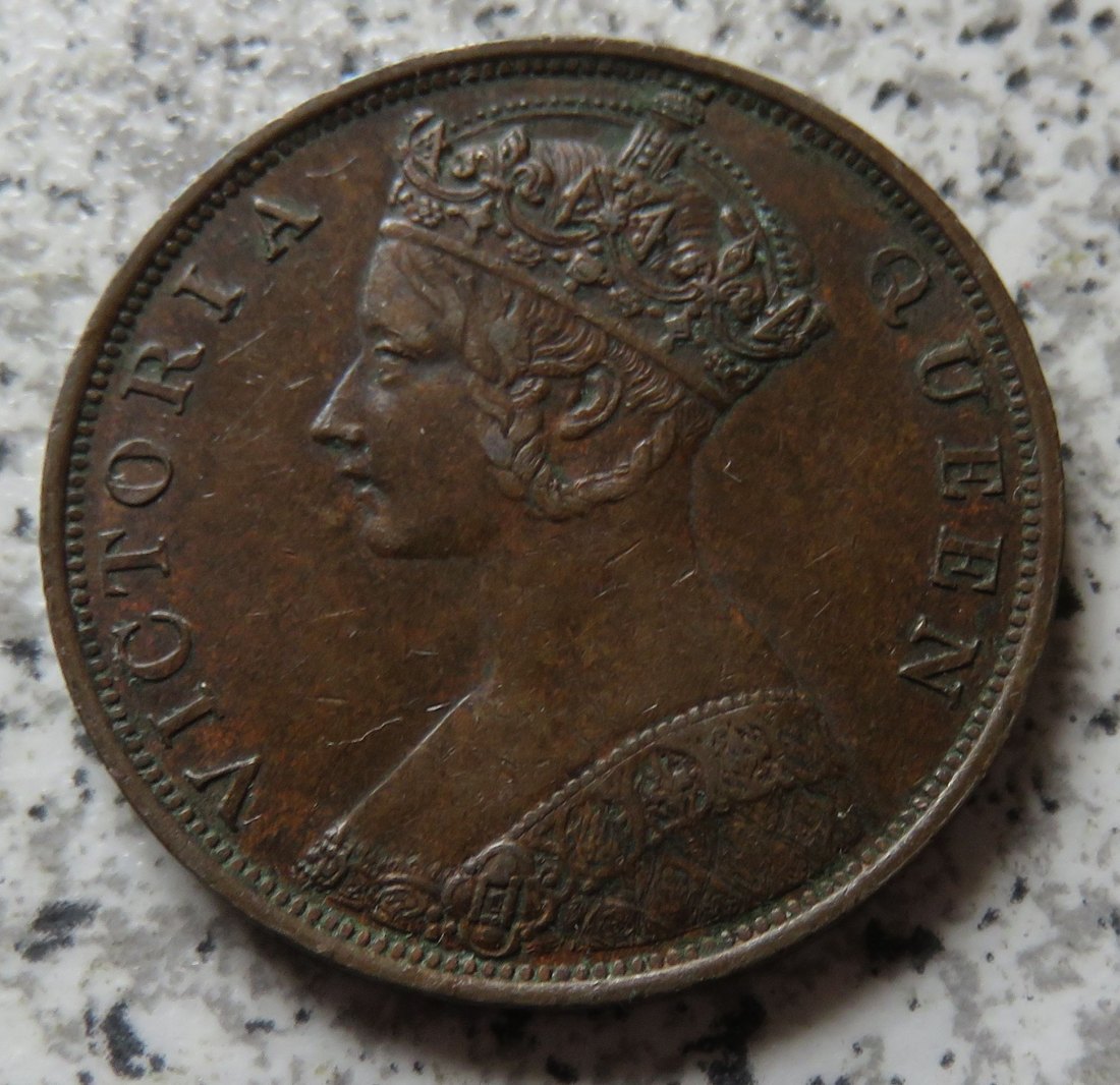  Hong Kong 1 Cent 1865, besser   