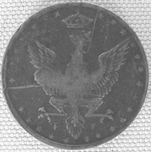  gepl. Königr. Polen 5 Fenigow 1917 F, Eisen, Jäger N605   