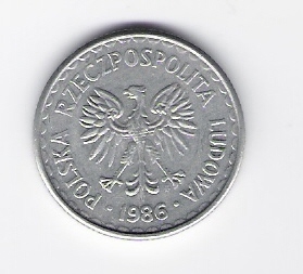  Polen 1 Zloty 1986 Al   Schön Nr.B145   