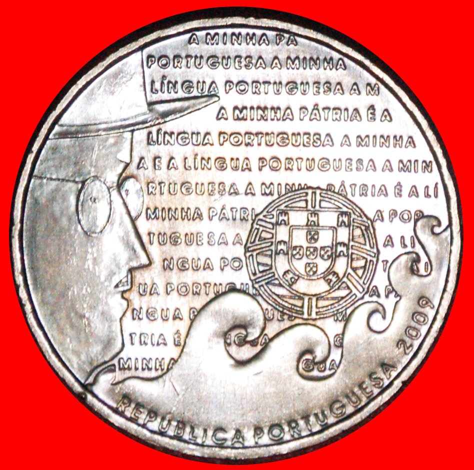  * TWO MEN AND WAVES: PORTUGAL ★ 2 1/2 EURO 2009 UNC MINT LUSTRE! UNCOMMON!★LOW START ★ NO RESERVE!   