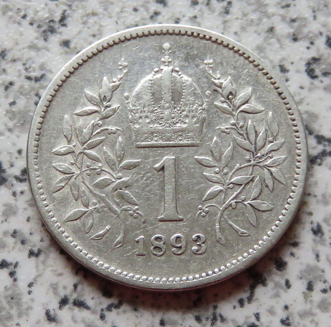  Österreich 1 Corona 1893   