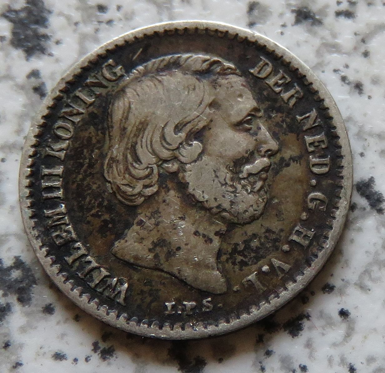  Niederlande 10 Cents 1856   