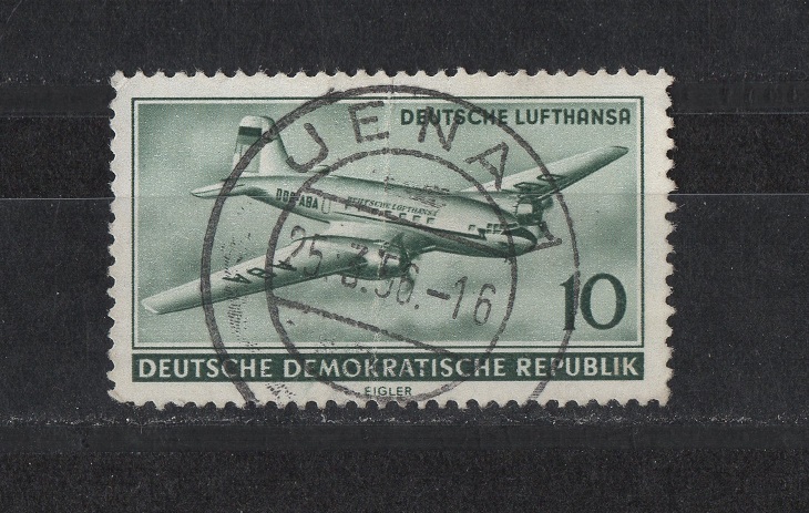  DDR 1956 Mi.513 Gelaufen/ Gestempelt/ TOP Rundstempel/ Knick siehe auch orig. scan   