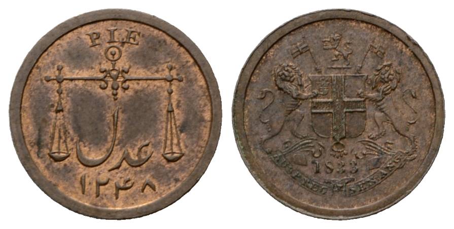  Indien; Kleinmünze 1833   