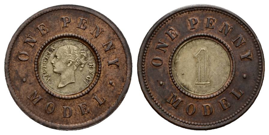  Großbritanien; 1 Penny; Pennymodel   