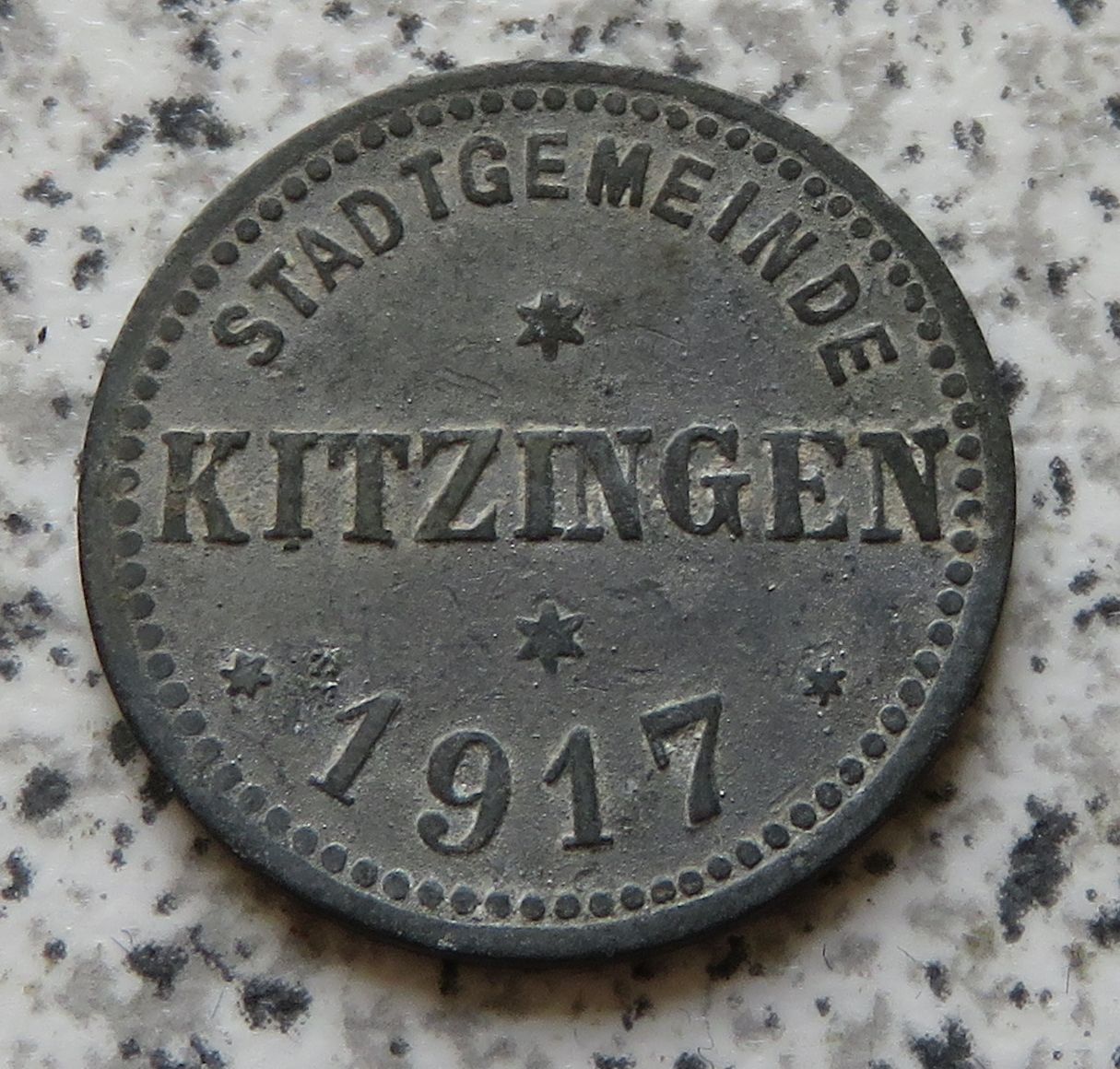  Kitzingen 5 Pfennig 1917   