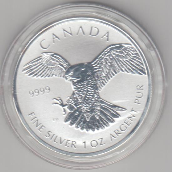  Kanada, Wander Falke 2016, 1 unze oz Silber   