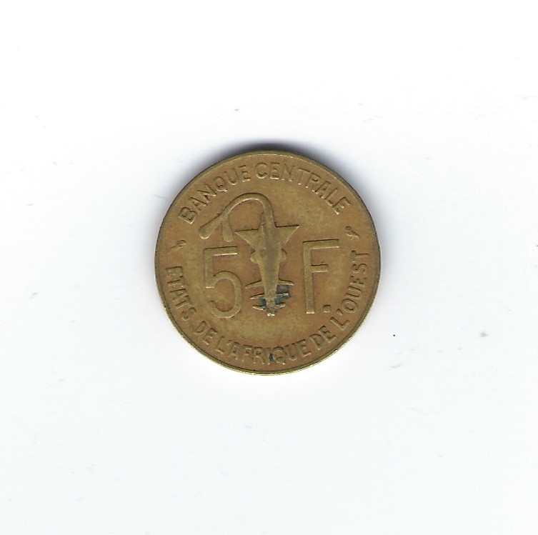  Westafrikanische Staaten 5 Francs 1972   