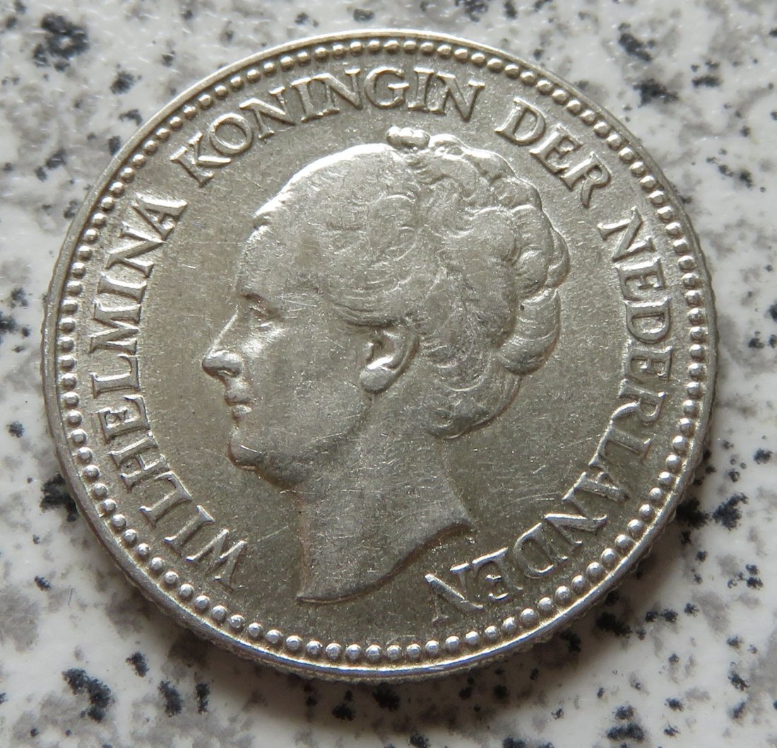  Niederlande 1/2 Gulden 1928, besser   