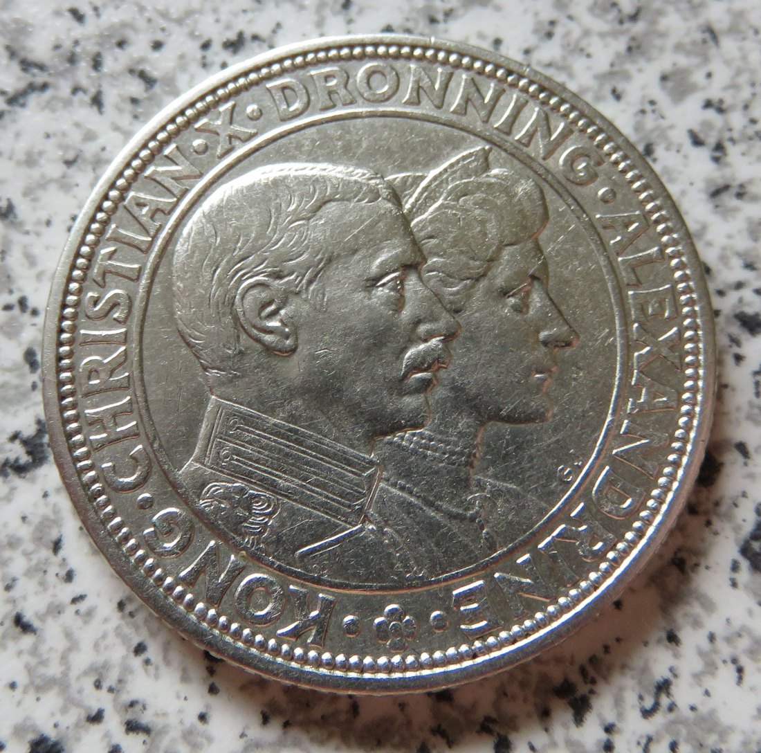  Dänemark 2 Kroner 1923   