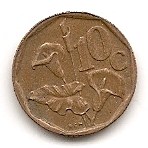  Süd-Afrika 10 Cents 1995 #62   