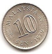  Malaysia 10 Sen 1979  #122   