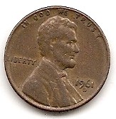  USA 1 Cent 1961 D #36   