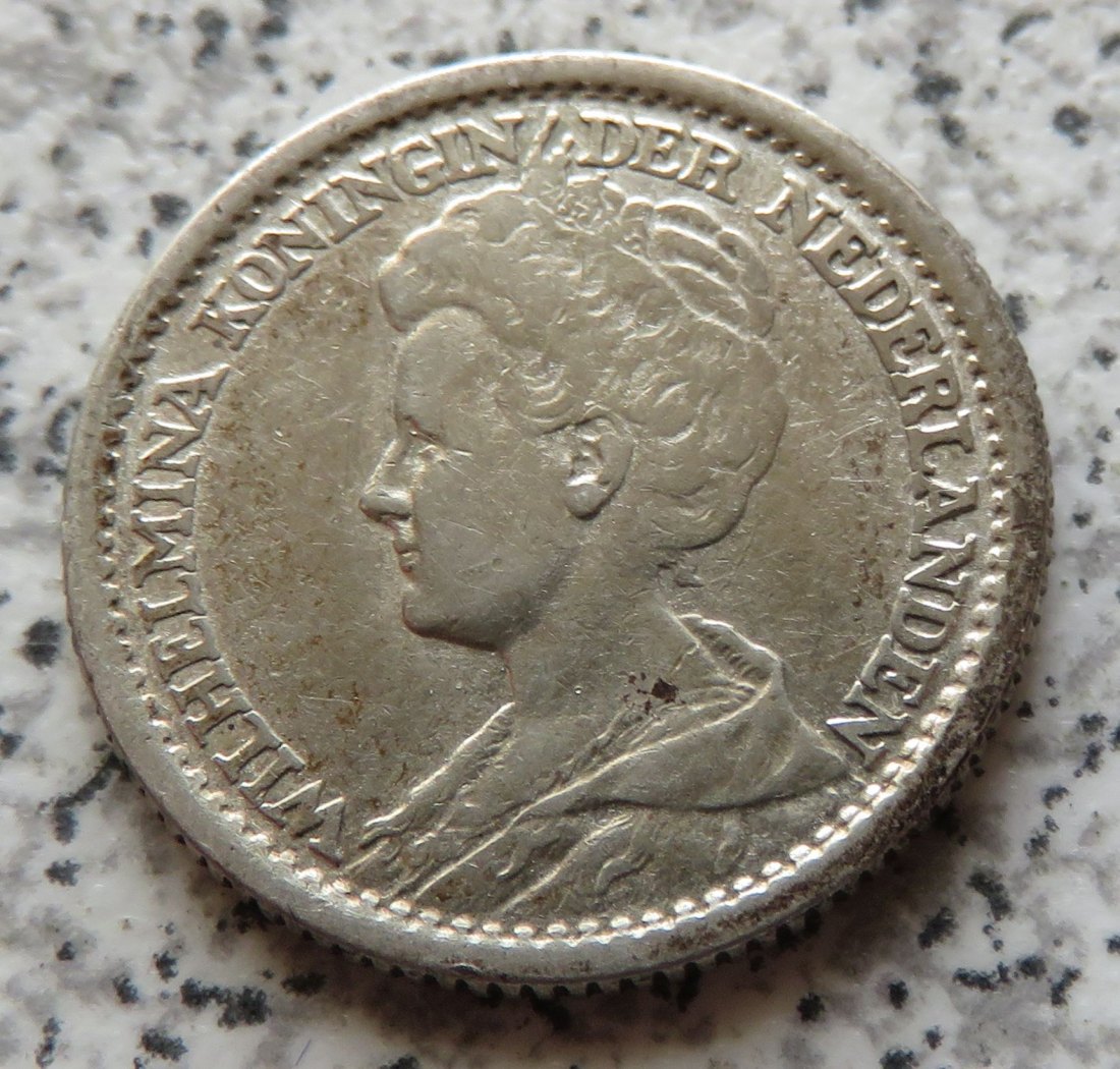  Niederlande 25 Cents 1919   