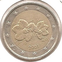  Finnland 2 Euro 2001 #242   