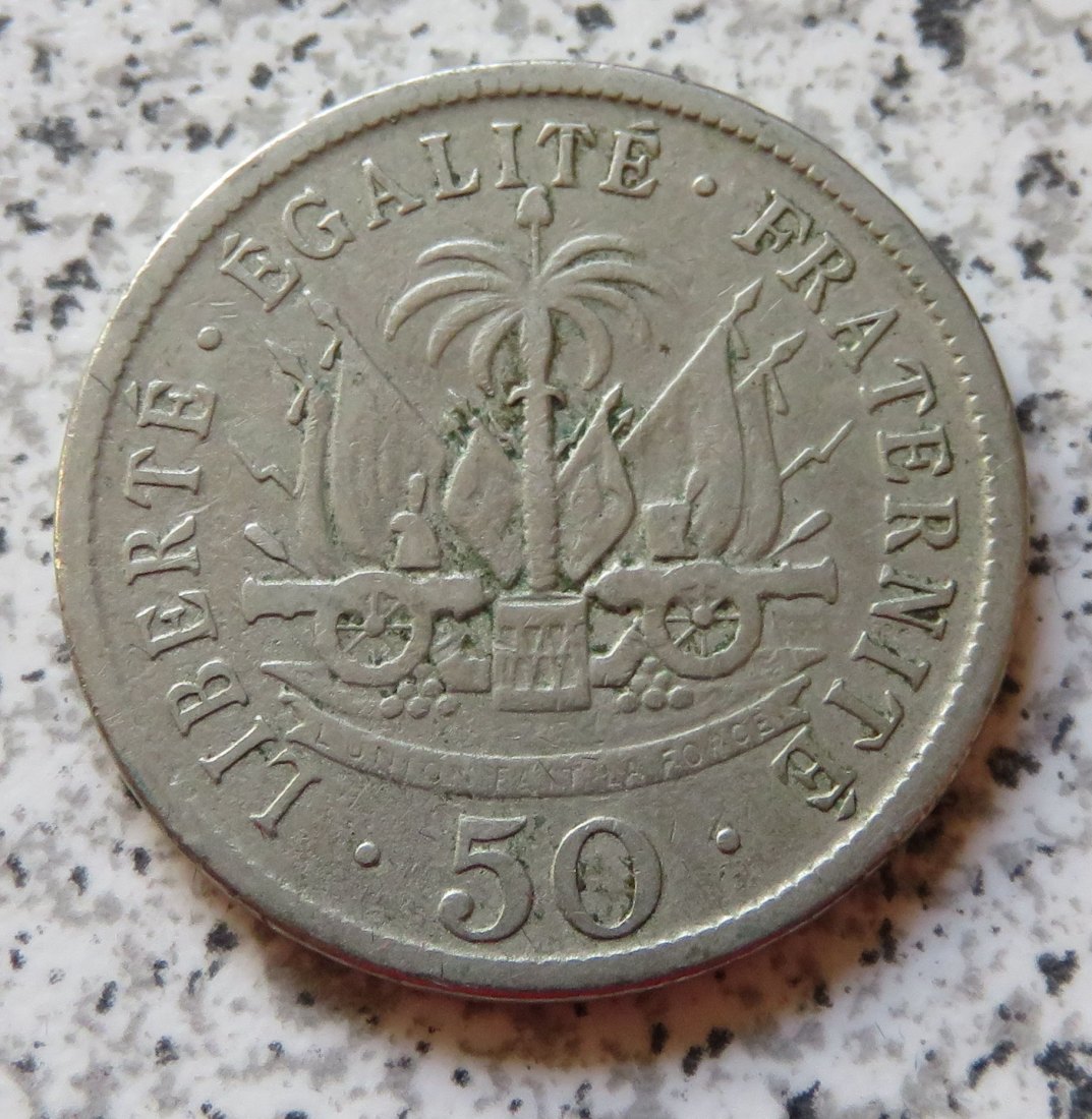  Haiti 50 Centimes 1908   