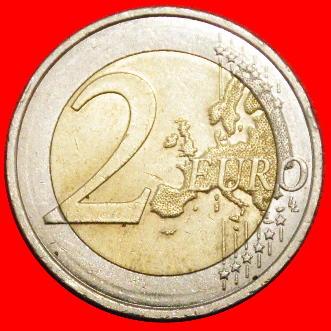  * AGAINST BREAST CANCER: FRANCE ★ 2 EURO 1992-2017 RIBBON! MINT LUSTRE!★LOW START ★ NO RESERVE!   