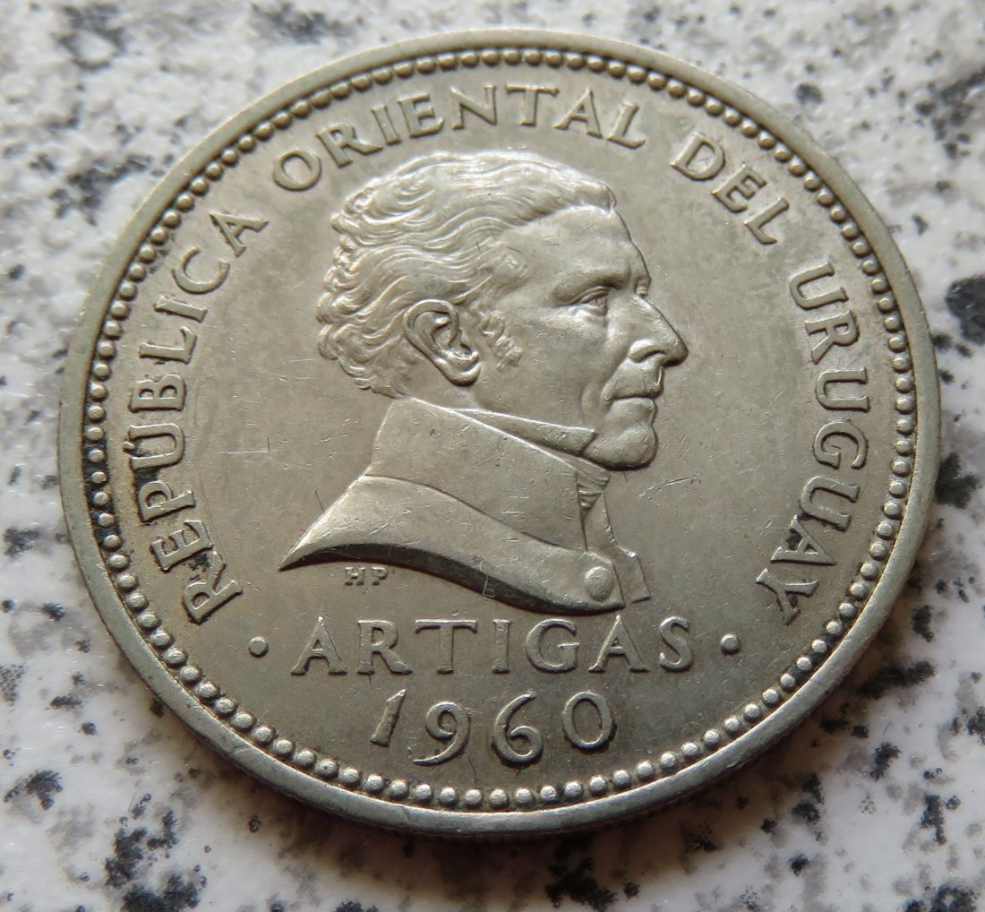  Uruguay 1 Peso 1960   