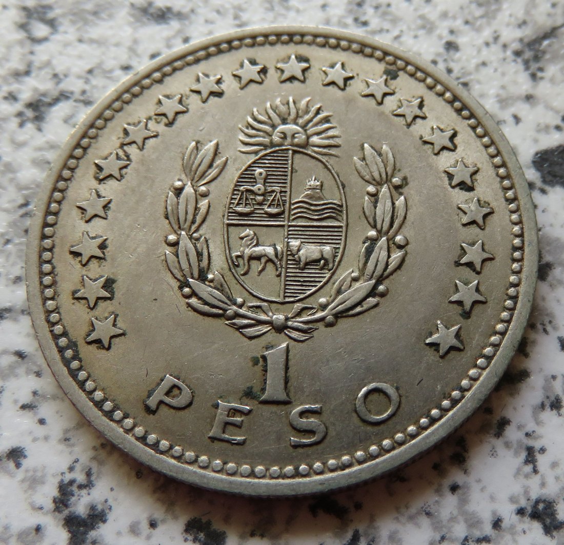  Uruguay 1 Peso 1960   