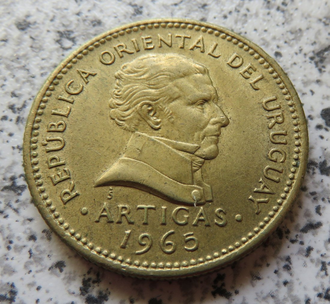  Uruguay 10 Pesos 1965   