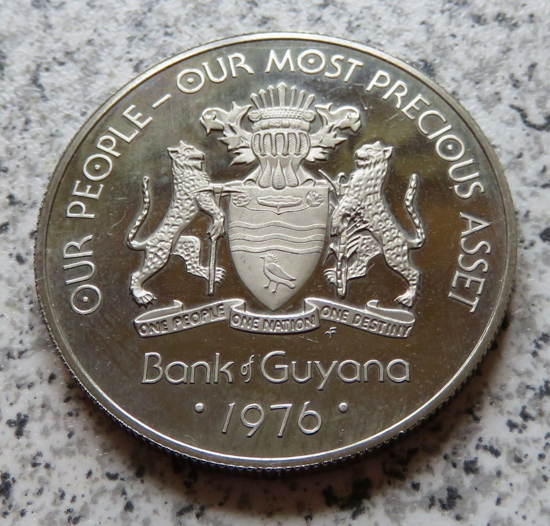  Guyana 1 Dollar 1976   