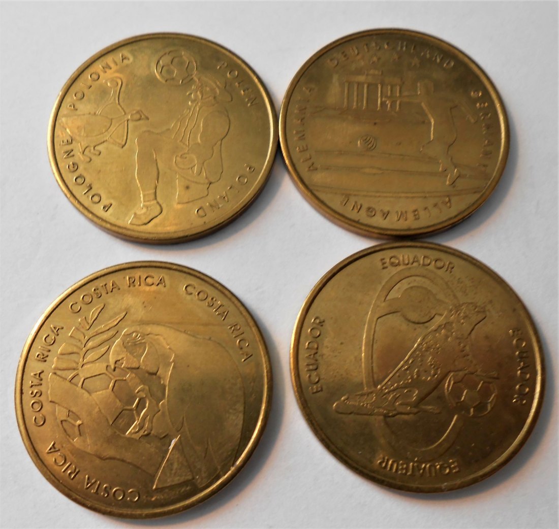  T:5.5 Medaille Deutschland 4 Stück Teilnehmer der FIFA-WM Deutschland 2006   