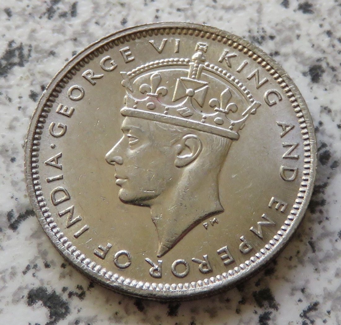  Hong Kong 10 Cents 1938, besser   