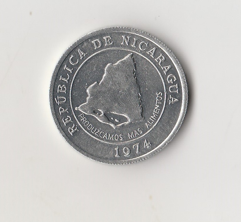  10 centavos de Cordoba Nicaragua 1974  (M829)   