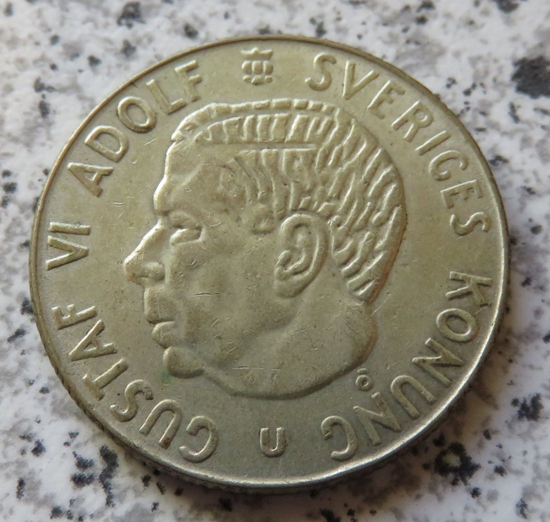  Schweden 1 Krona 1962   