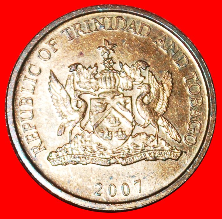  * GREAT BRITAIN (1976-2016): TRINIDAD AND TOBAGO ★ 1 CENT 2007 SHIPS UNC ★ LOW START ★ NO RESERVE!   