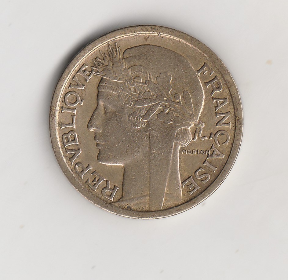  2 Francs Frankreich 1939    (N035)   