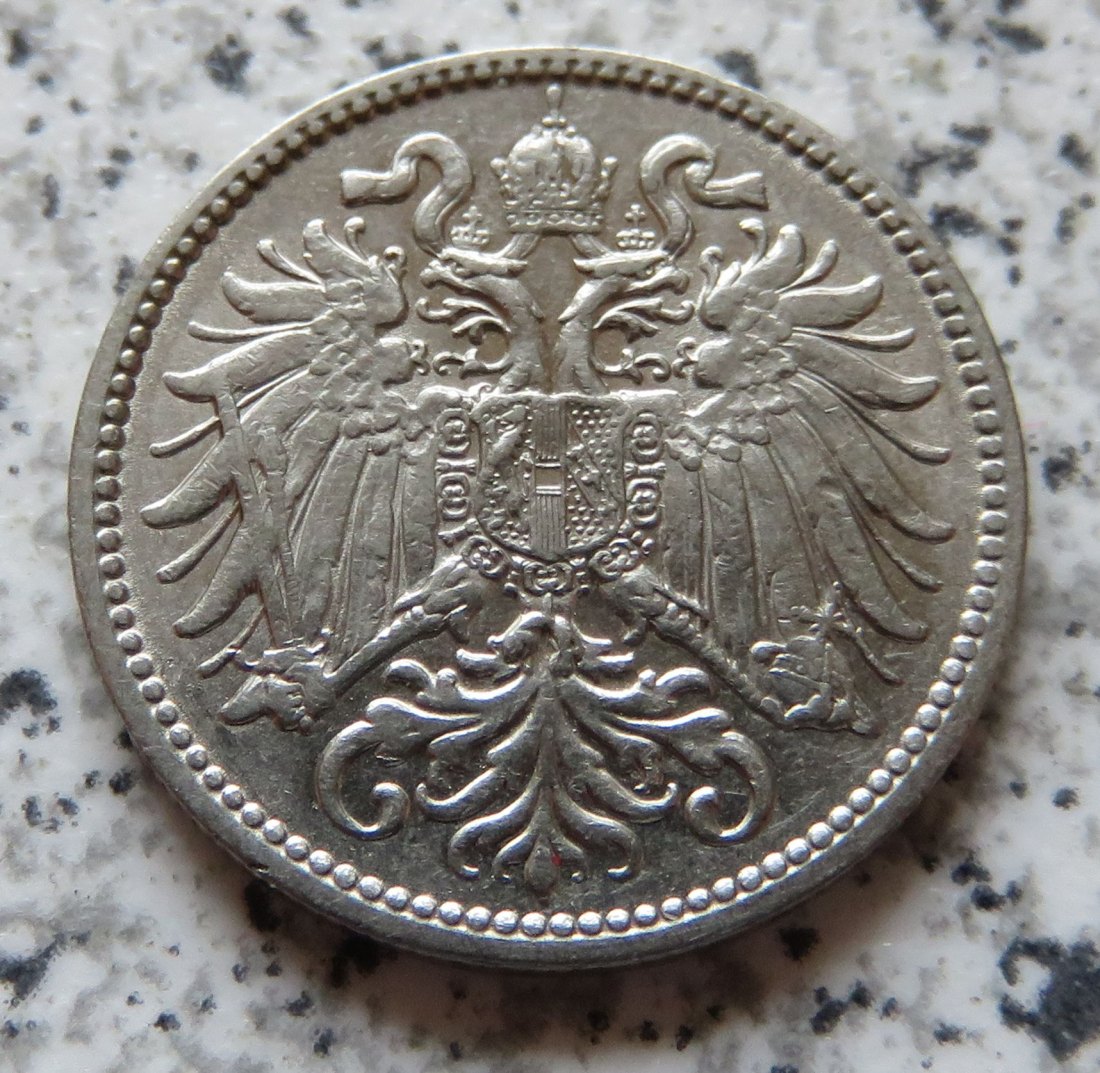  Österreich K & K 10 Heller 1909   