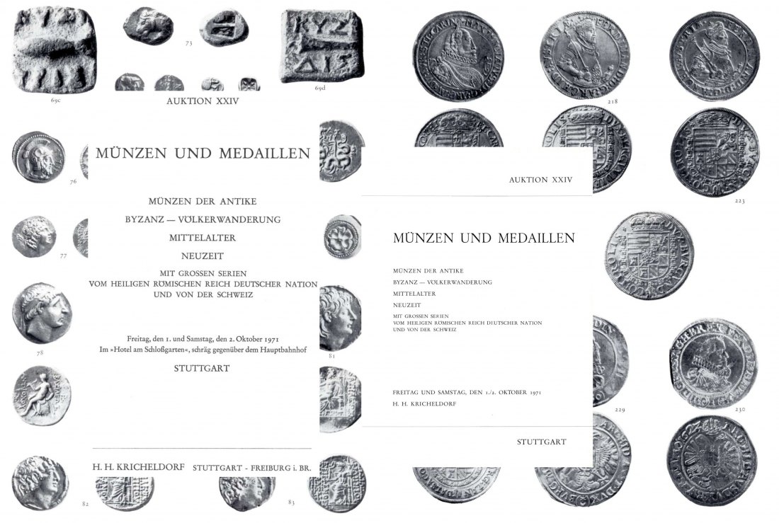  Kricheldorf (Stuttgart) 24 1971 Antike- Neuzeit Serien vom Heiligen Römischen Reich Deutscher Nation   