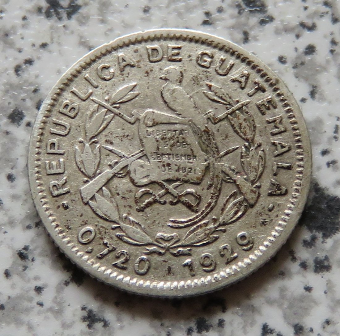  Guatemala 5 Centavos 1929   
