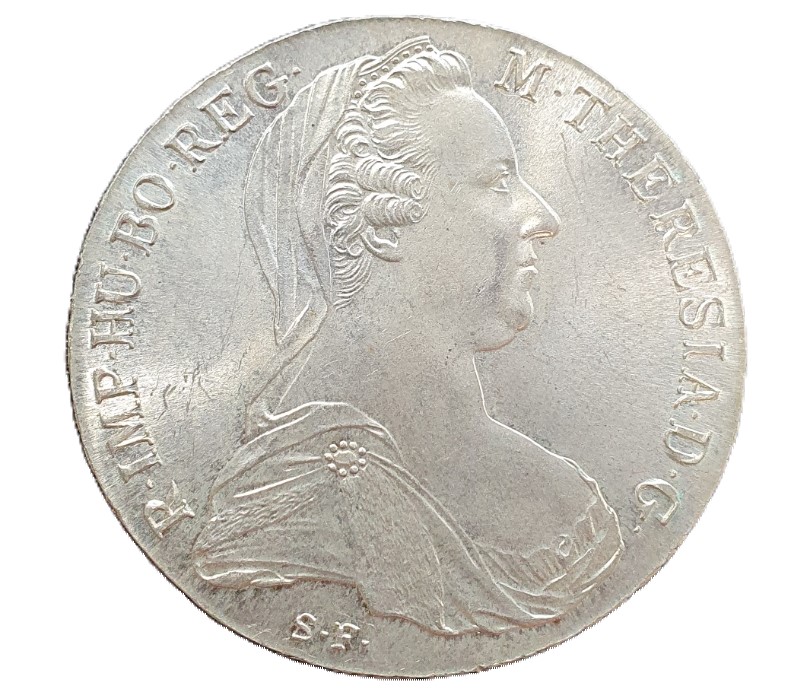  Österreich Taler 1780 Maria Theresia Neuprägung Silber Münze ERHALTUNG Mst#23   