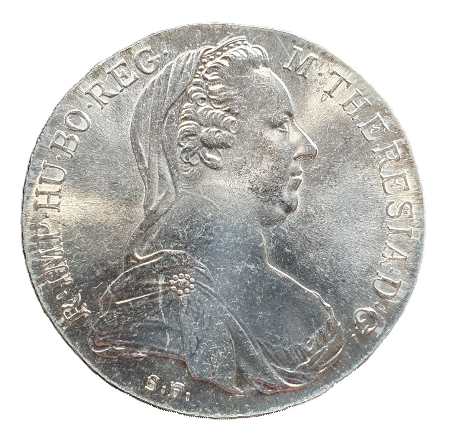  Österreich Taler 1780 Maria Theresia Neuprägung Silber Münze ERHALTUNG Mst#24   