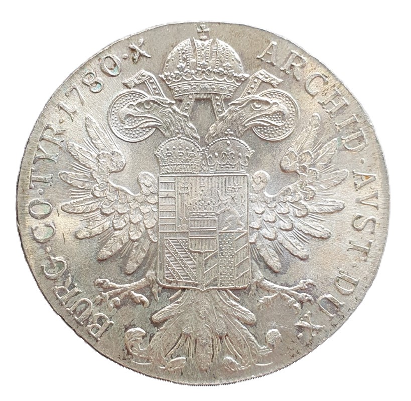  Österreich Taler 1780 Maria Theresia Neuprägung Silber Münze ERHALTUNG Mst#25   