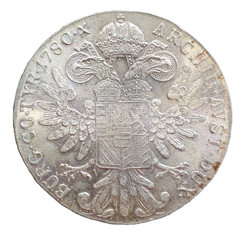  Österreich Taler 1780 Maria Theresia Neuprägung Silber Münze ERHALTUNG Mst#27   