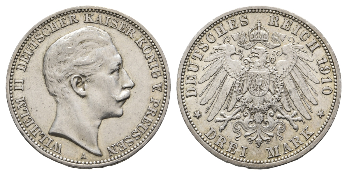  Kaiserreich; 3 Mark 1913   