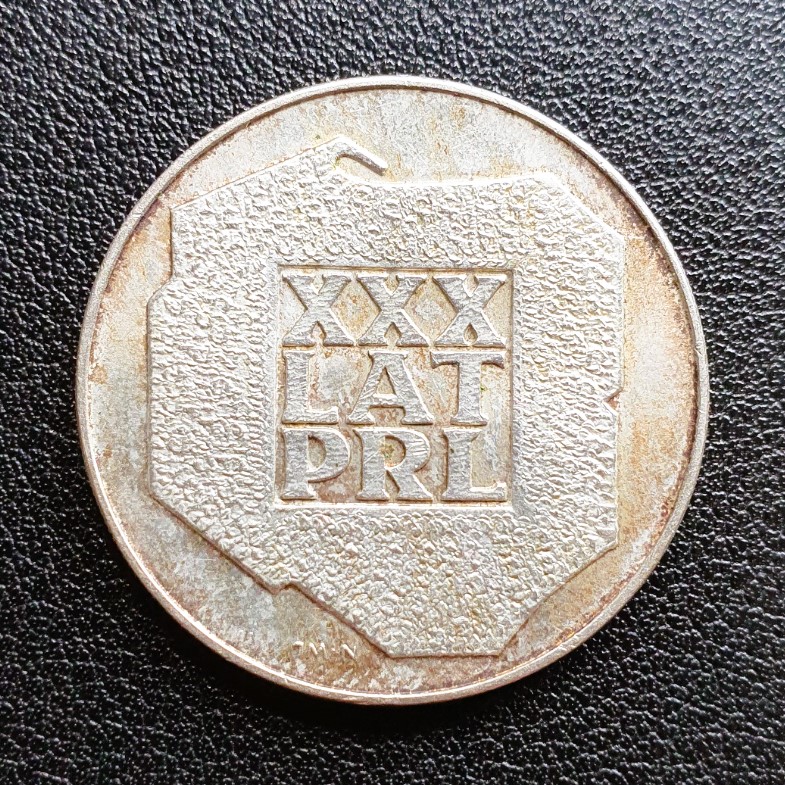  Polen 200 Złotych 1974 zum 30. Jahrestag - Volksrepublik Polen Silber Münze   