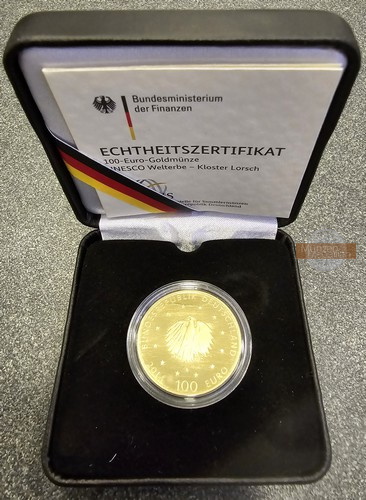 BRD  100 Euro  2014 G MM-Frankfurt  Feingold: 15,55g UNESCO Weltkulturerbe - Lorsch  