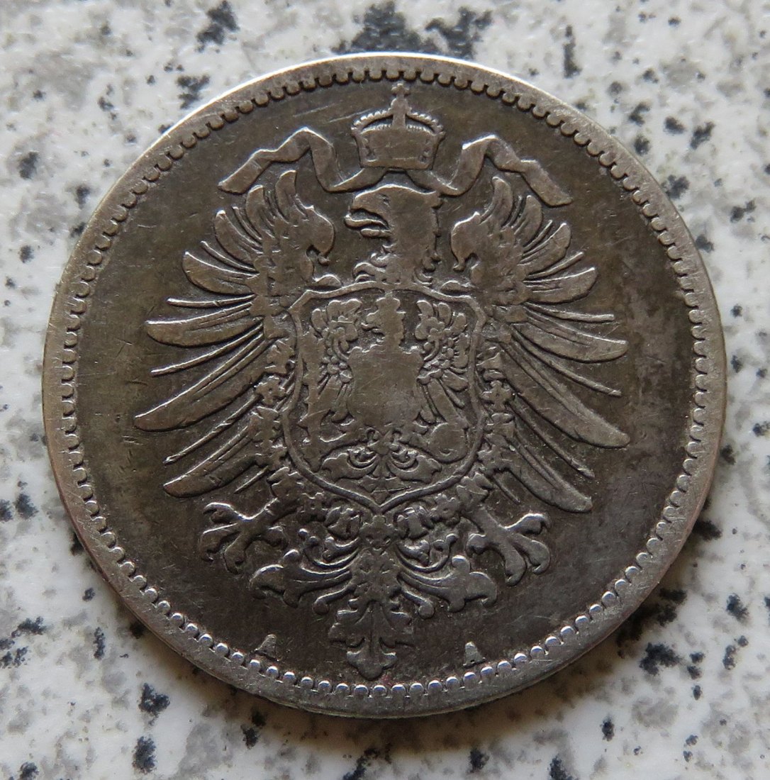  Kaiserreich 1 Mark 1885 A   